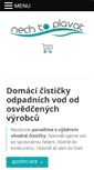 Mobile Screenshot of cisteniodpadnichvod.cz